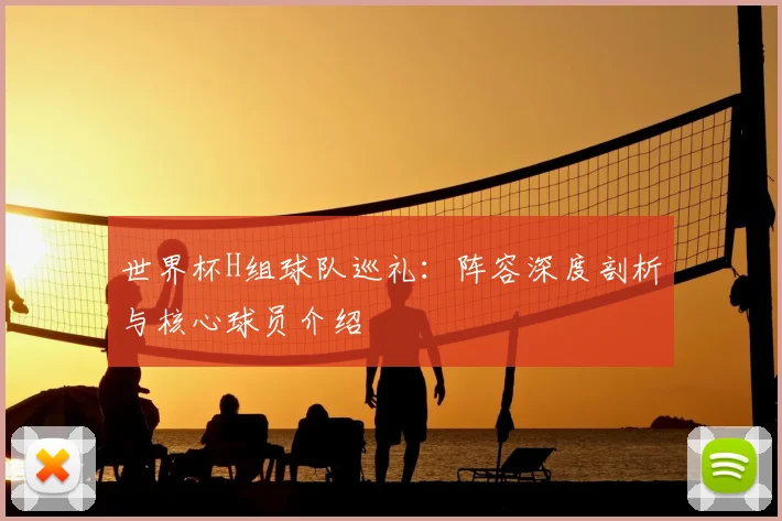 世界杯H组球队巡礼：阵容深度剖析与核心球员介绍