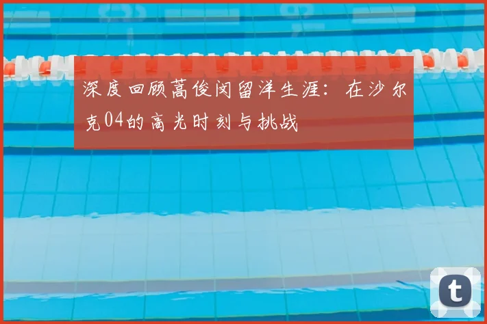 深度回顾蒿俊闵留洋生涯：在沙尔克04的高光时刻与挑战